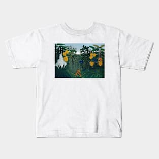 Henri Rousseau - The Repast of the Lion Kids T-Shirt